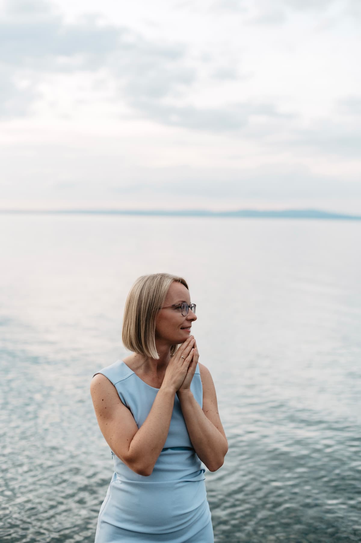 Maria Kosmala am Bodensee in der Schweiz – in Dankbarkeit für die Lehre des Bazi Suanming