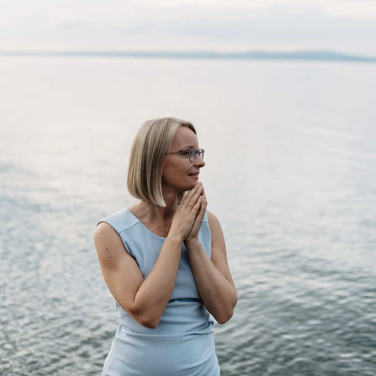 Maria Kosmala am Bodensee in der Schweiz – in Dankbarkeit für die Lehre des Bazi Suanming